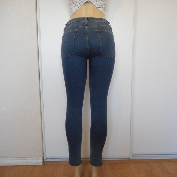 FRAME Denim Jeans Size 27 Le High Skinny - Picture 5 of 14